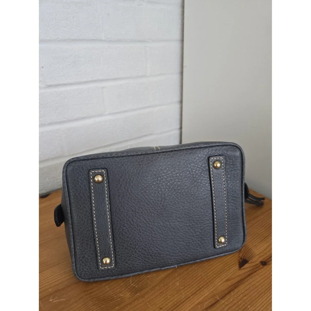 Dooney & Bourke Baby Domed Satchel  Handbag Gray Leather